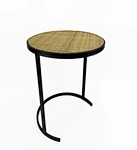 side table with wood top